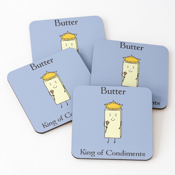 Artikelvorschau, Butter, der König der Gewürze – lustiges Butterdesign entworfen und verkauft von spiralforest.
