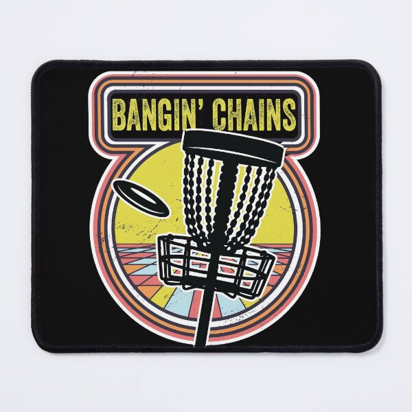 Item preview, Bangin Chains Disc Golf Frisbee Golf retro vintage Funny designed and sold by Farid94.