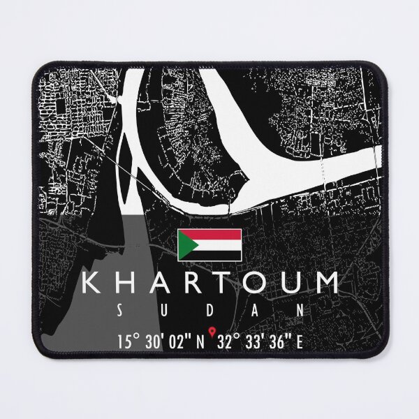 Item preview, KHARTOUM MAP SUDAN designed and sold by hatimelhag.