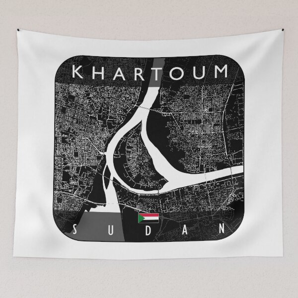 Item preview, KHARTOUM MAP SUDAN designed and sold by hatimelhag.