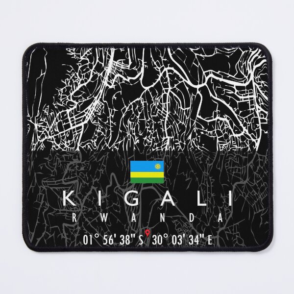 Item preview, KIGALI MAP RWANDA designed and sold by hatimelhag.