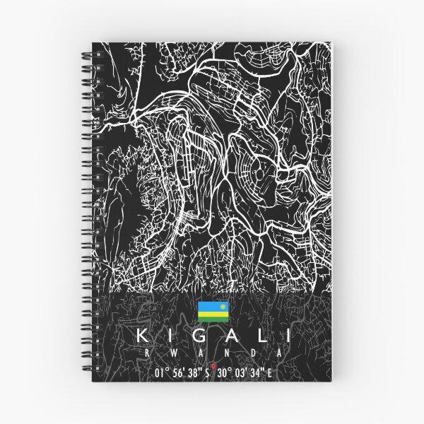 Item preview, KIGALI MAP RWANDA designed and sold by hatimelhag.