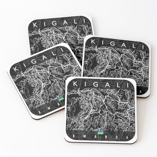 Item preview, KIGALI MAP RWANDA designed and sold by hatimelhag.