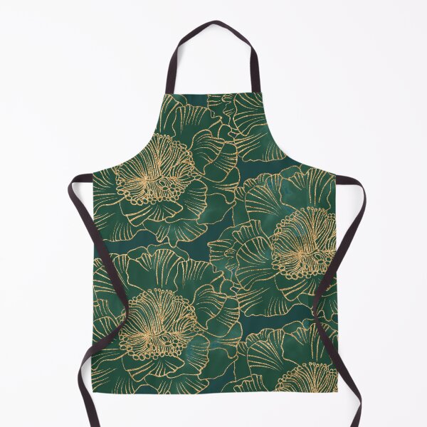 Item preview, Green with gold rose hip designed and sold by Olga Lashko.