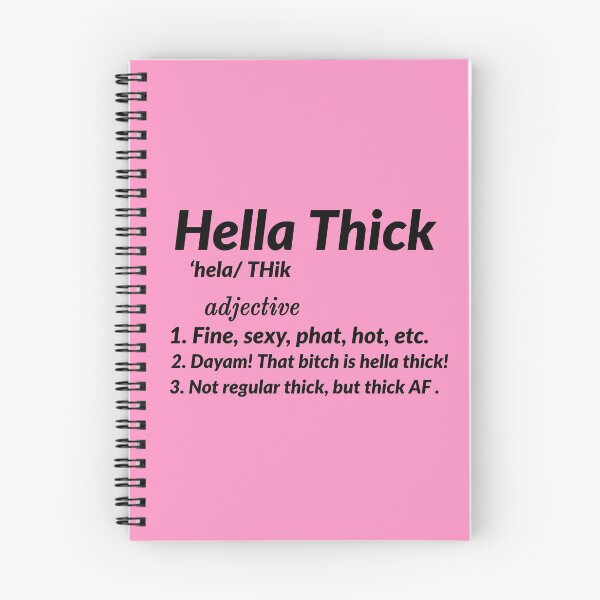 Item preview, Hella Thick Definition body positivity Gift designed and sold by AwesomeWorld1.