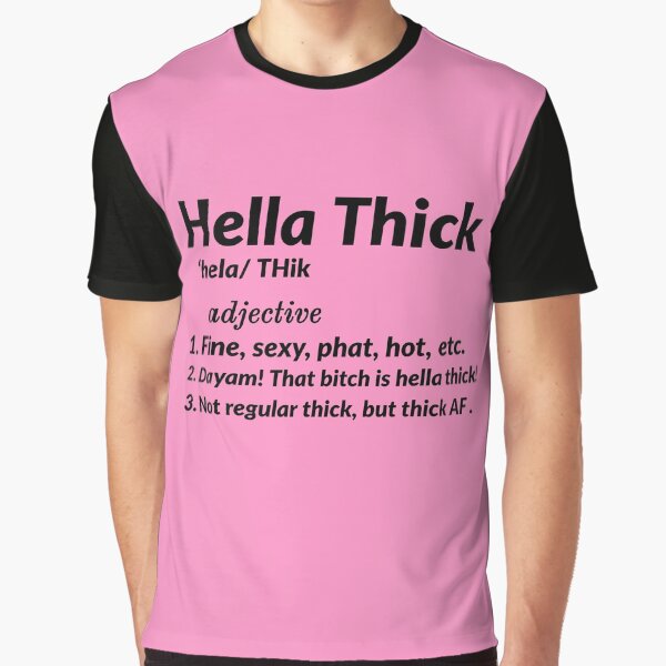Artikel-Vorschau von Hella Thick Definition Body Positivity Geschenk, designt und verkauft von AwesomeWorld1.