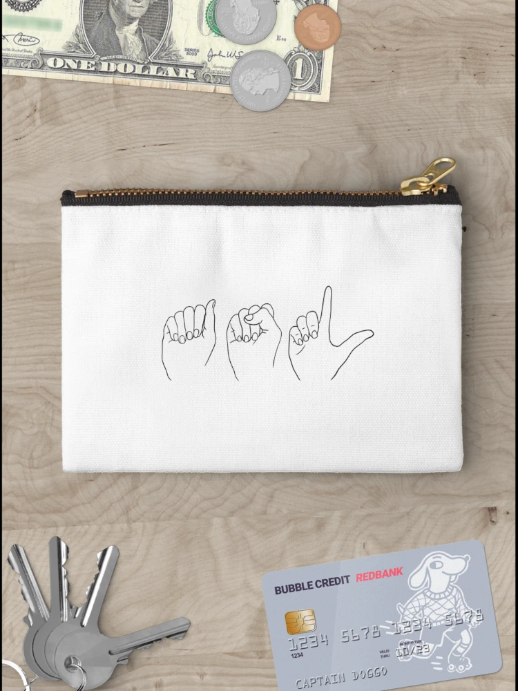 Thumbnail 3 of 4, Zipper Pouch, ASL designed and sold by Reeseworks.