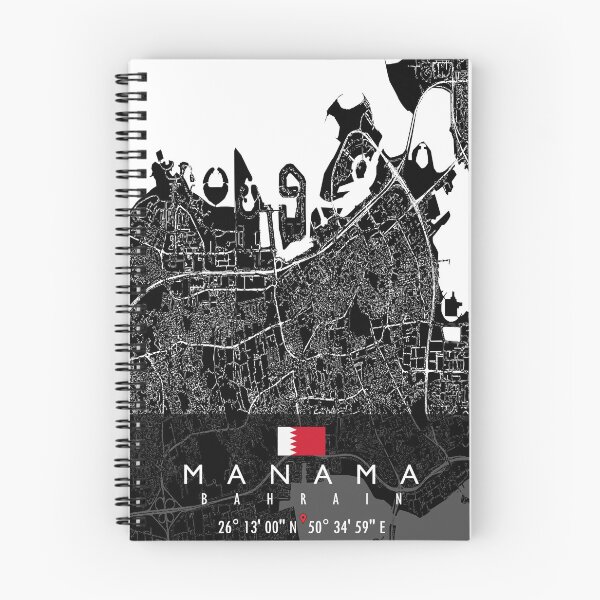 Item preview, MANAMA MAP BAHRAIN designed and sold by hatimelhag.