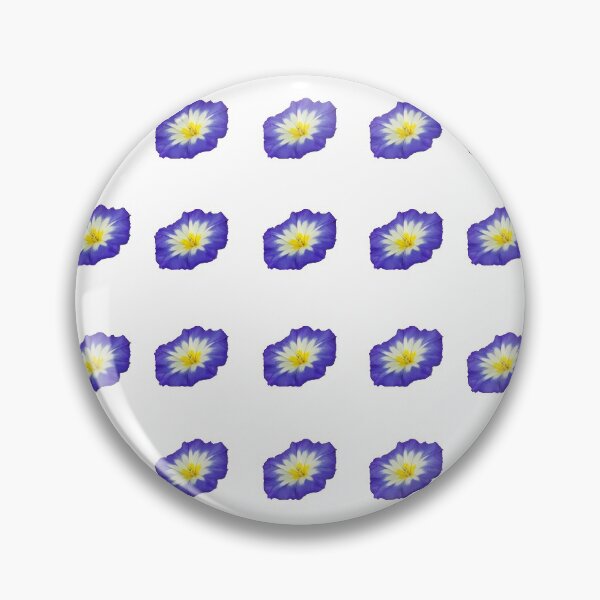 Item preview, Bright Bunch Of Blue And Yellow Primrose Flowers Pattern designed and sold by Steph-draws.