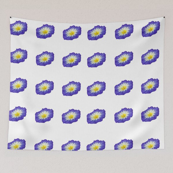 Item preview, Bright Bunch Of Blue And Yellow Primrose Flowers Pattern designed and sold by Steph-draws.