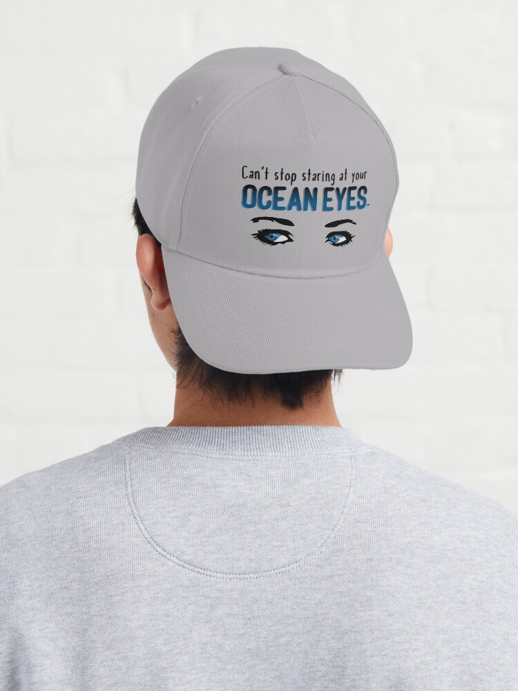 Alternate view of Staring At Your Ocean Eyes - Billie Eilish Design Cap