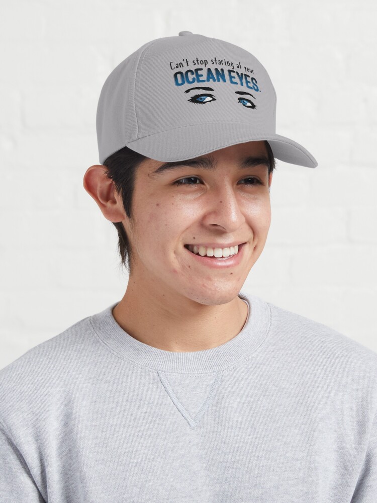 Alternate view of Staring At Your Ocean Eyes - Billie Eilish Design Cap