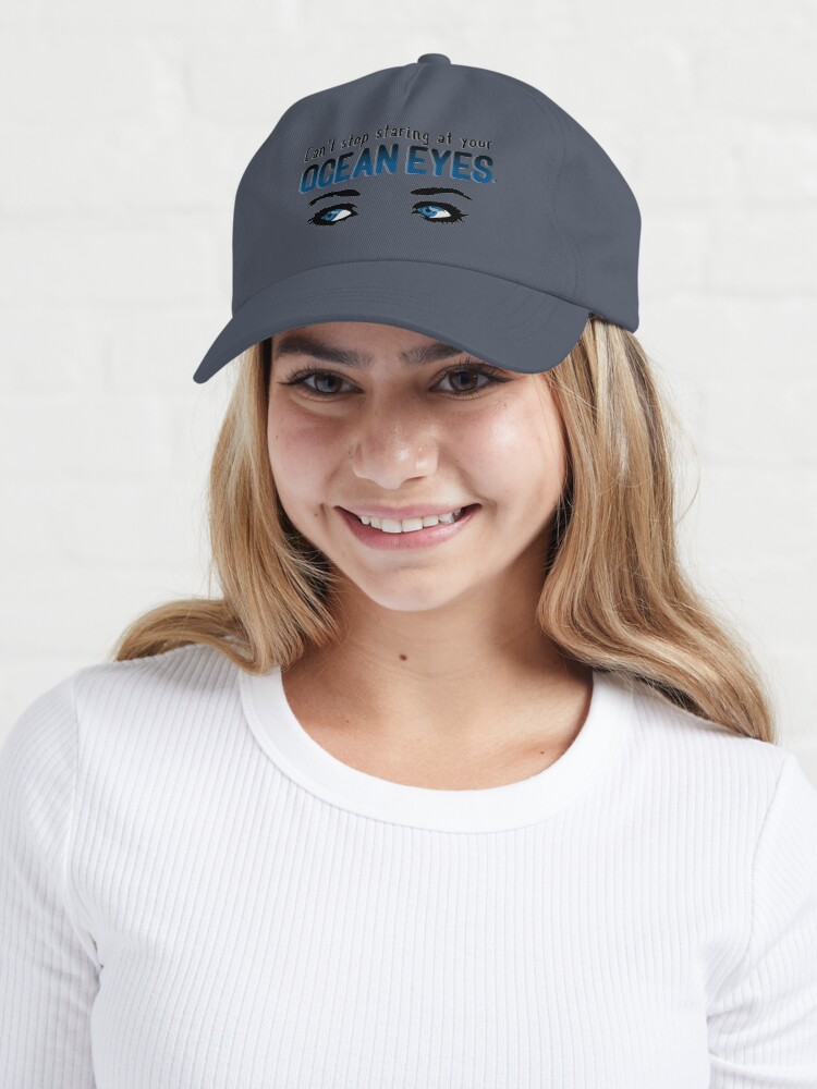 Alternate view of Staring At Your Ocean Eyes - Billie Eilish Design Cap