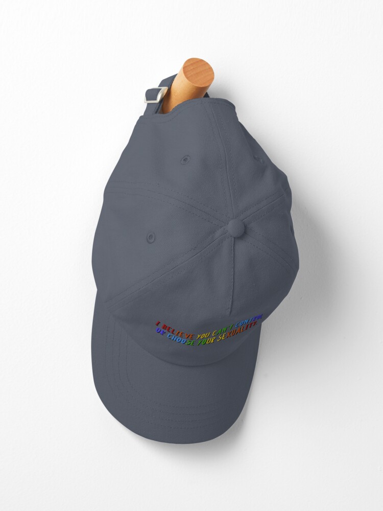 Alternate view of I Believe You Can't Choose Your Sexuality - Savage Garden Design Cap