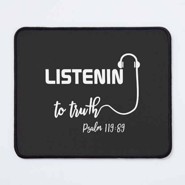 Item preview, Christian Design - Listening to Truth - Psalm 119 verse 89 designed and sold by simplydesignart.
