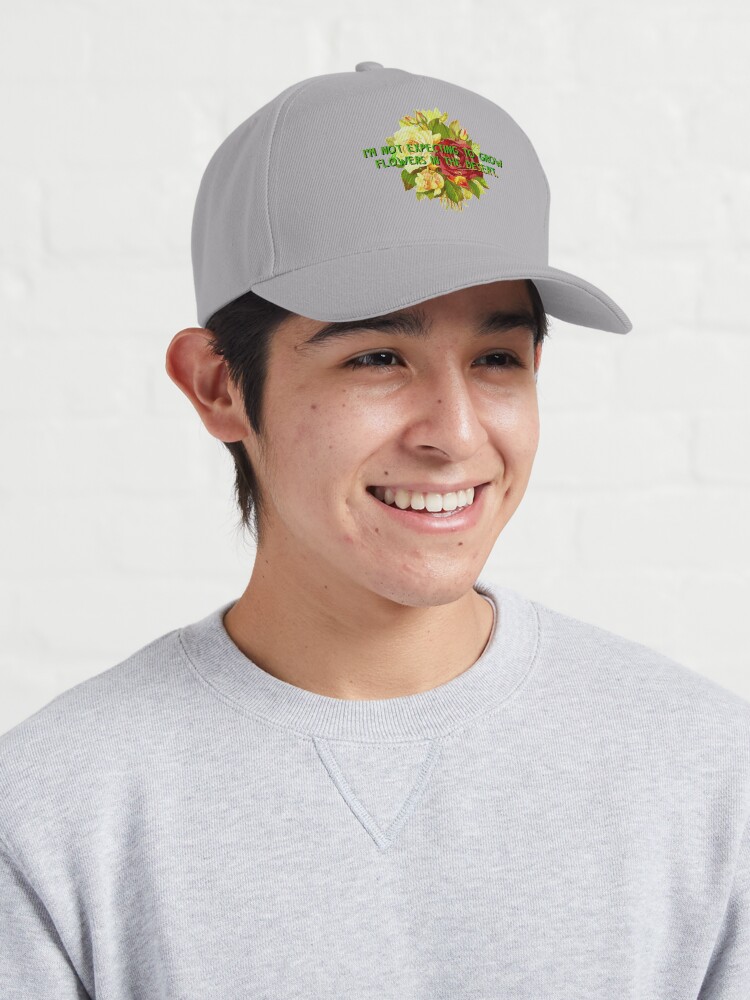 Alternate view of Not Expecting Flowers in The Desert - Big Country Design Cap