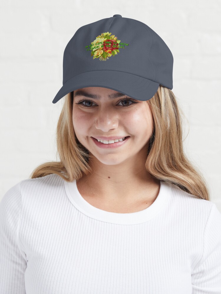 Alternate view of Not Expecting Flowers in The Desert - Big Country Design Cap