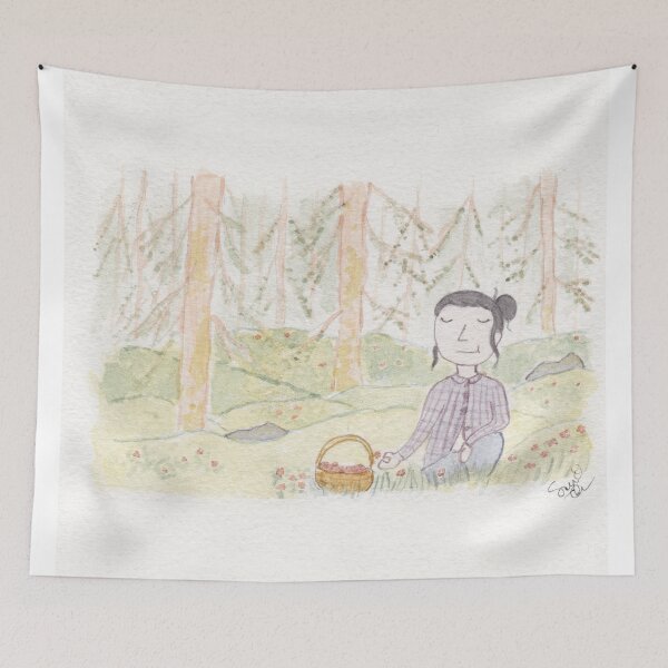 Item preview, Gathering Cloudberries designed and sold by Sami Kelsh.