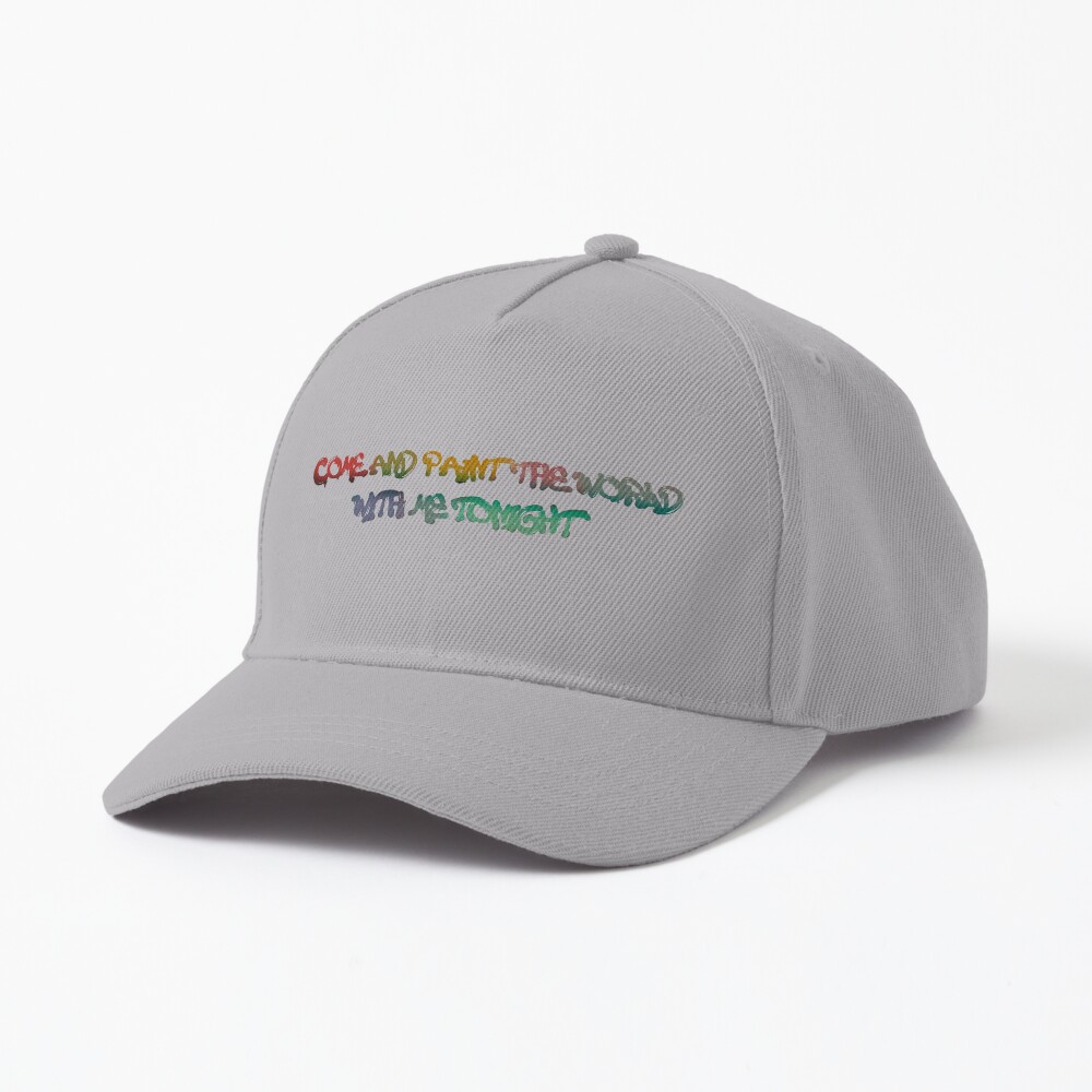 Come and Paint The World With Me - Kesha Design Cap