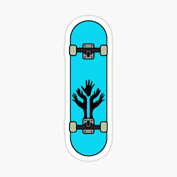 Skateboard Skate Deck Stickers Redbubble - roblox skateboard decal