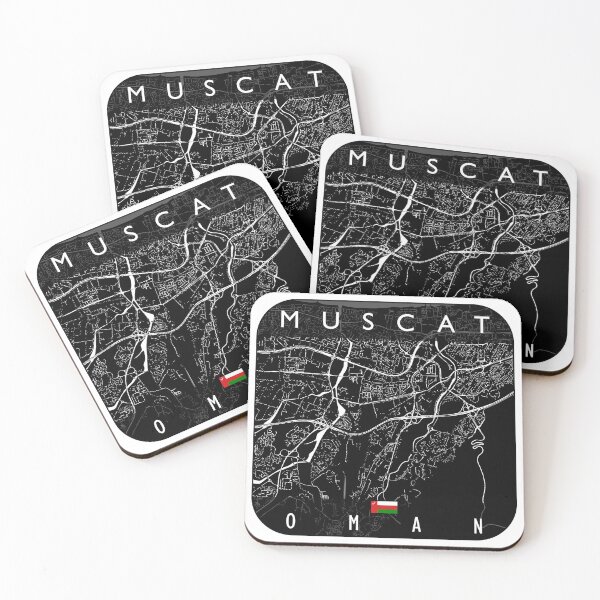 Item preview, MUSCAT MAP OMAN designed and sold by hatimelhag.