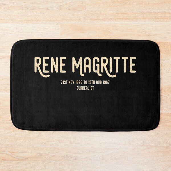 Rene Magritte Bath Mat