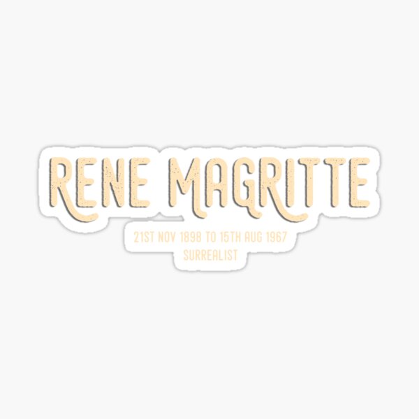 Rene Magritte Sticker