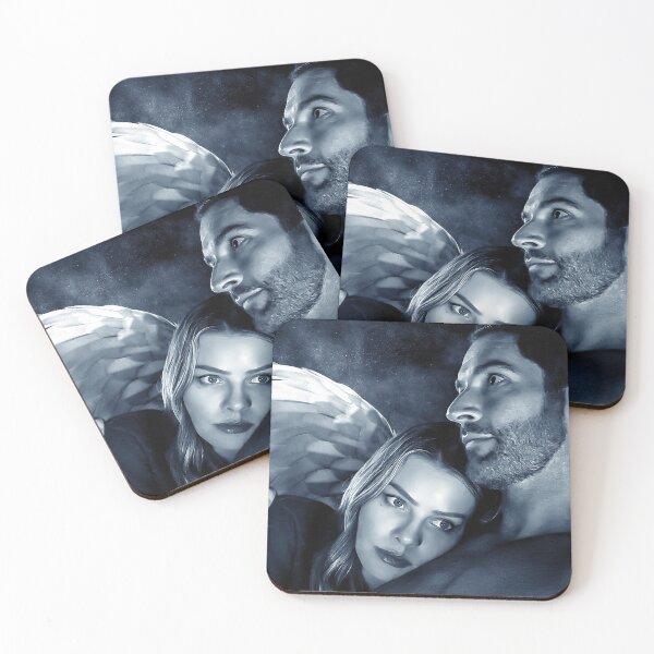Item preview, Lucifer and Chloe Wings Cuddle designed and sold by Kristin Harris Productions: Fanart Designs.