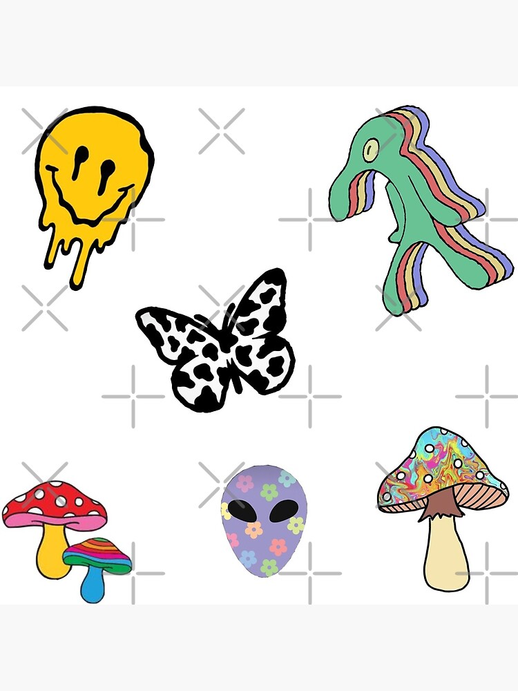 &ldquo;Indie Sticker pack&rdquo; Poster for Sale by VibinPoodle | Redbubble