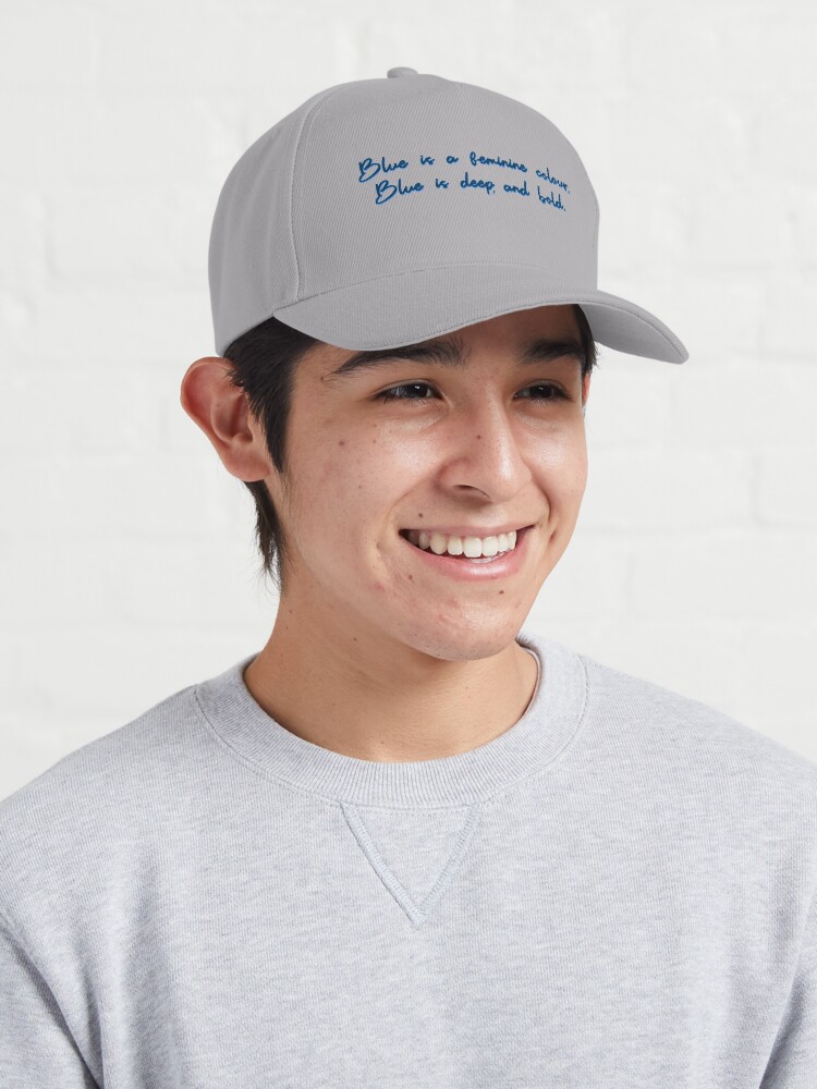 Alternate view of Blue, A Feminine Colour - MIKA Design Cap