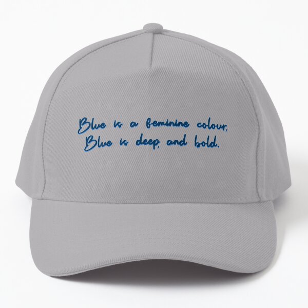 Blue, A Feminine Colour - MIKA Design Baseball Cap
