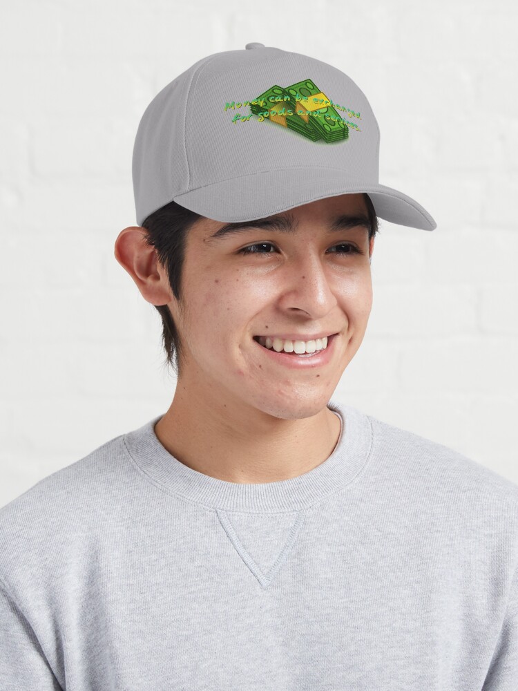 Alternate view of Money Can Be Exchanged - Simpsons Design Cap