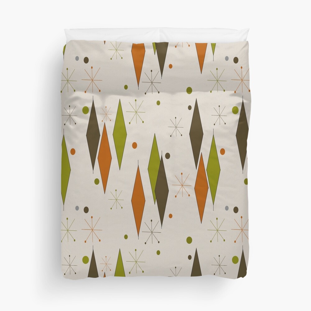 Diamonds Vintage Style Duvet Cover