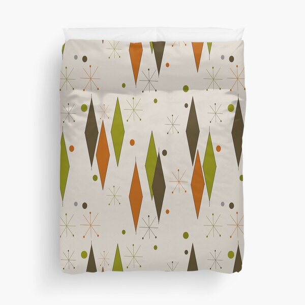 Diamonds Vintage Style Duvet Cover