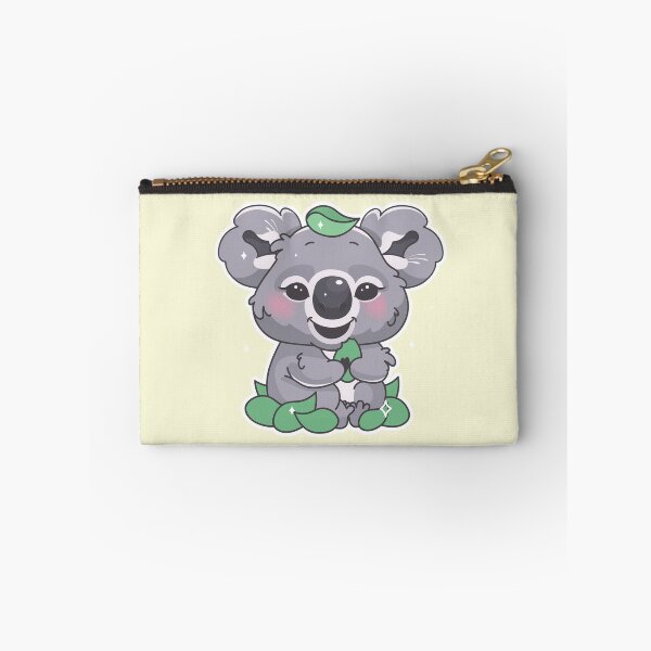 Item preview, Cute kawaii australian koala enjoying leafs designed and sold by Red-ElYoubi.