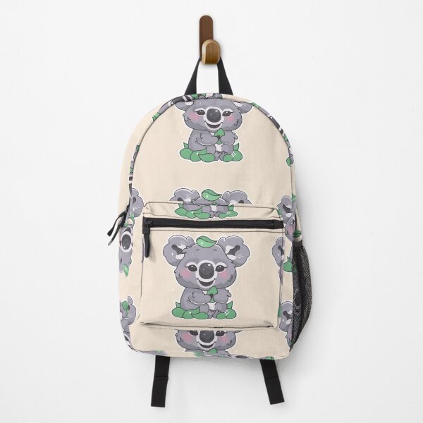 Item preview, Cute kawaii australian koala enjoying leafs designed and sold by Red-ElYoubi.