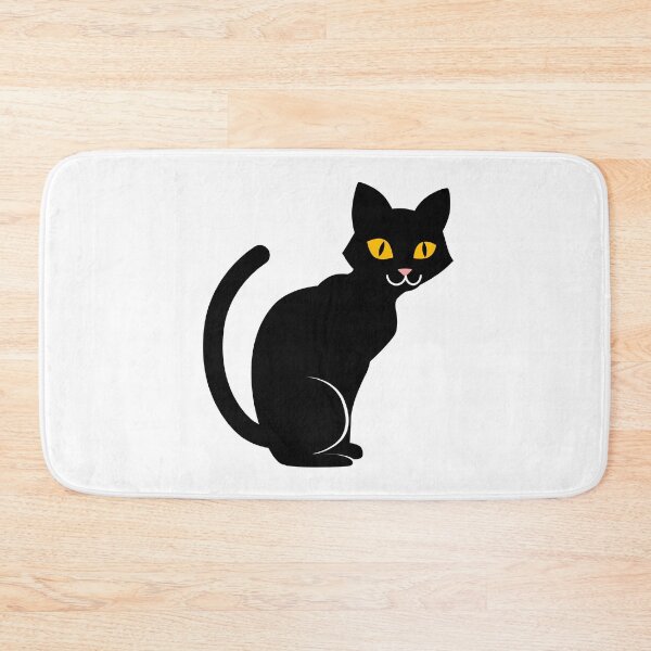 Item preview, Spooky Black Cat designed and sold by Nabello.