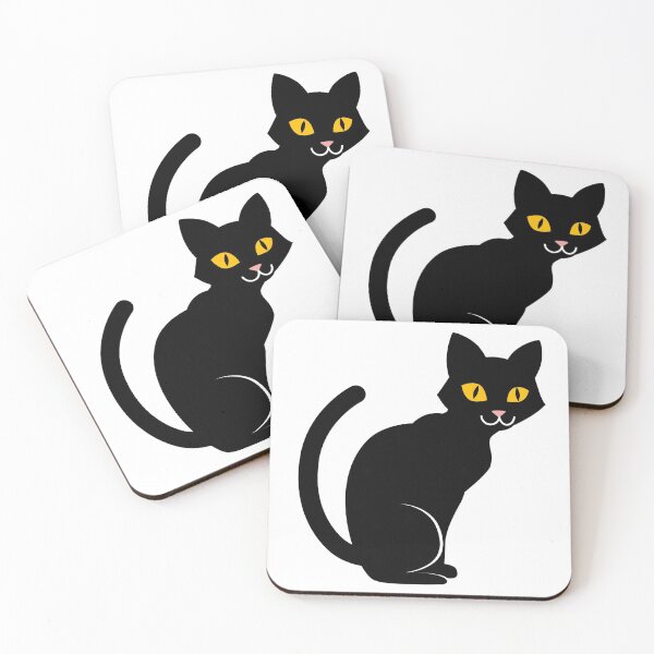 Item preview, Spooky Black Cat designed and sold by Nabello.