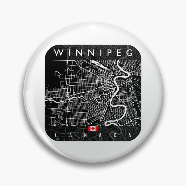 Artikelvorschau, WINNIPEG KARTE KANADA entworfen und verkauft von hatimelhag.