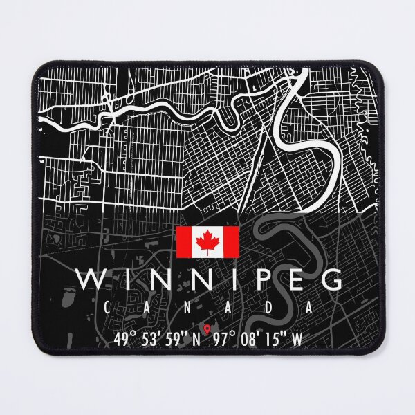 Item preview, WINNIPEG MAP CANADA designed and sold by hatimelhag.