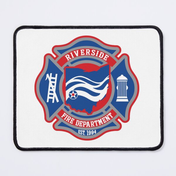 Item preview, Riverside Ohio Fire Department Patch Station  designed and sold by BrushtruckBren.