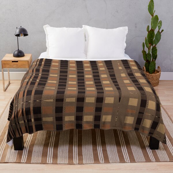 Item preview, Wild coffee, toffee plaid designed and sold by PatsIsland.