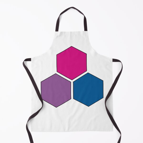 Item preview, Bisexual Pride Honeycomb Graphic designed and sold by iscaStudioArt.