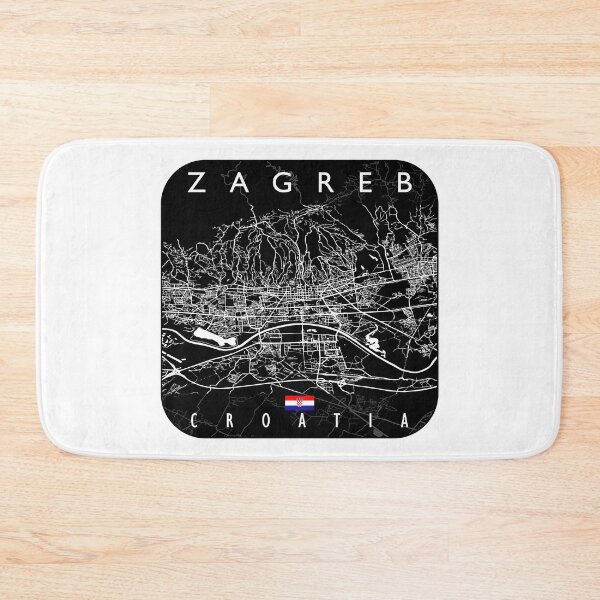 Item preview, ZAGREB MAP CROATIA designed and sold by hatimelhag.