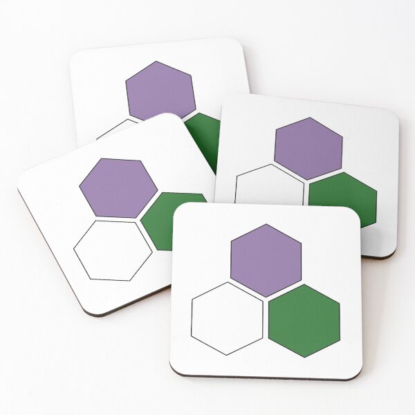 Item preview, Genderqueer Pride Honeycomb Graphic designed and sold by iscaStudioArt.