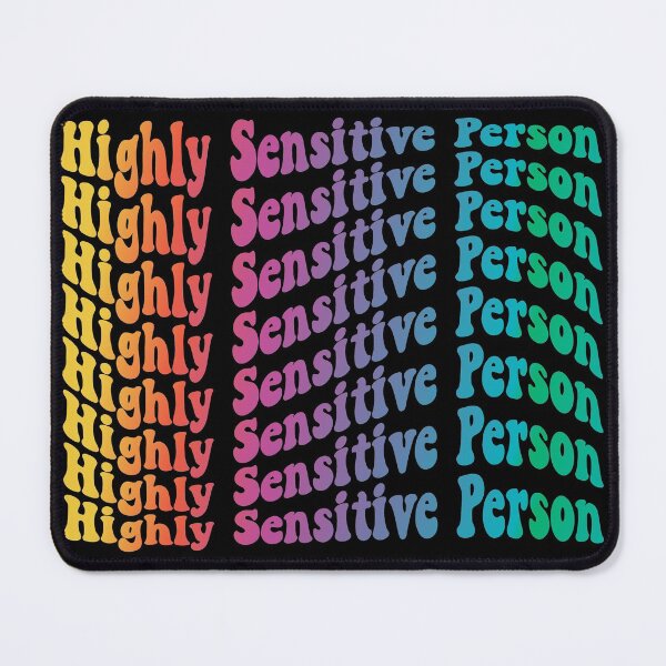 Item preview, Colorful Rainbow Gradient Highly Sensitive Person designed and sold by TheMurphyGirl.