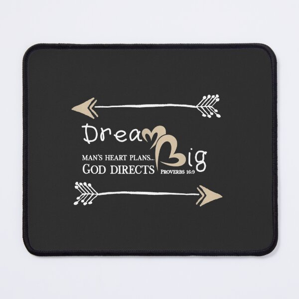 Item preview, Christian Design - Dream Big - Man Plans, God Directs - Proverbs designed and sold by simplydesignart.