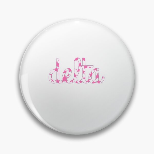 Item preview, Pink Delta with Stars Sticker designed and sold by Biancaba18.