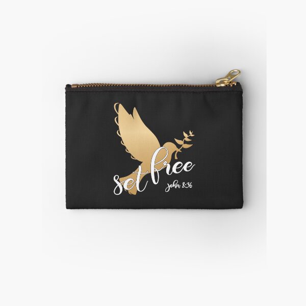 Item preview, Christian Design - Set Free With Flying Gold Dove. designed and sold by simplydesignart.