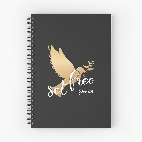 Item preview, Christian Design - Set Free With Flying Gold Dove. designed and sold by simplydesignart.